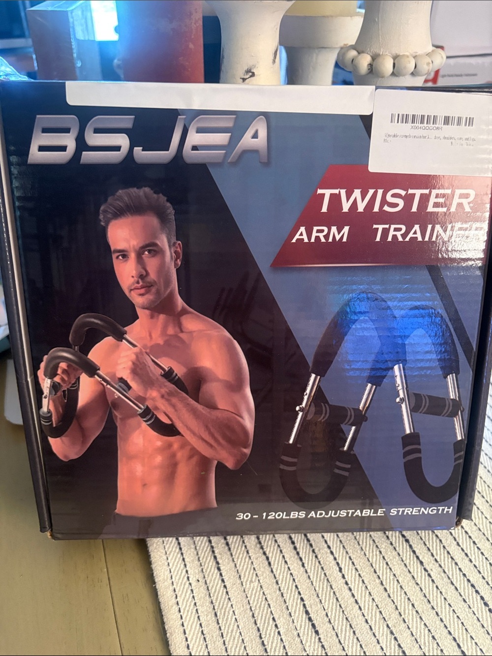 Twister Arm Trainer - Black and Silver Foam Handles
